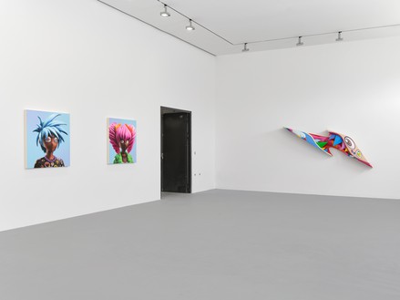 Installation view Artwork ©️ 2023 Takashi Murakami/Kaikai Kiki Co., Ltd. All rights reserved. Photo: Thomas Lannes
