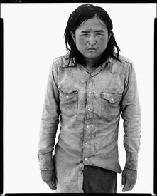 portrait of a person staring directly at the camera