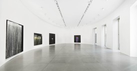 Installation view, Pat Steir: Paintings, Gagosien, Rome, March 10–May 7, 2022. Photo: Matteo D’Eletto