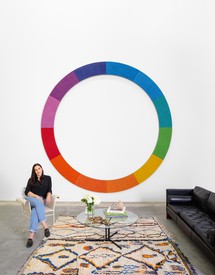 Jennifer Guidi in her Los Angeles studio, 2020.