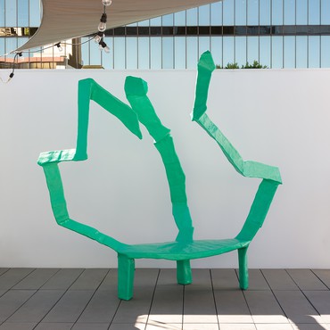 Franz West, Green Fortune, 2008 © Archiv Franz West and © Estate Franz West. Photo: Jeff McLane