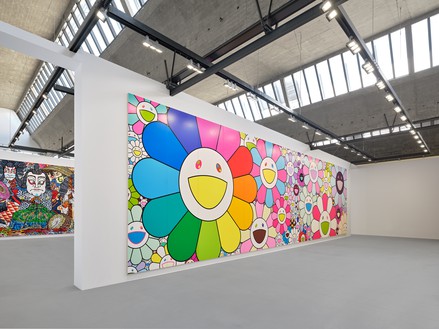 Installation view Artwork ©️ 2023 Takashi Murakami/Kaikai Kiki Co., Ltd. All rights reserved. Photo: Thomas Lannes