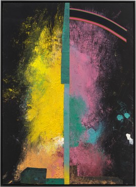 Colorful WIDW painting by Sterling Ruby