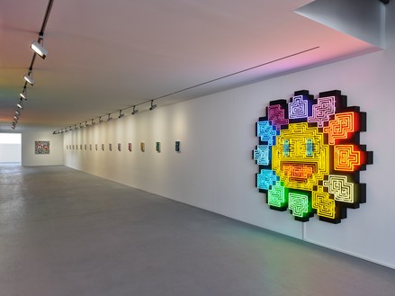 Installation view Artwork ©️ 2023 Takashi Murakami/Kaikai Kiki Co., Ltd. All rights reserved. Photo: Thomas Lannes