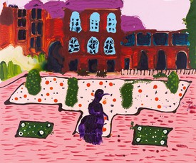 Genieve Figgis, Eternal Garden, 2022, acrylic on canvas, 39 ⅜ × 47 ¼ inches (100 × 120 cm)