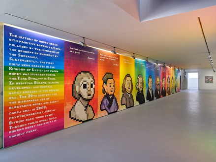 Installation view Artwork ©️ 2023 Takashi Murakami/Kaikai Kiki Co., Ltd. All rights reserved. Photo: Thomas Lannes